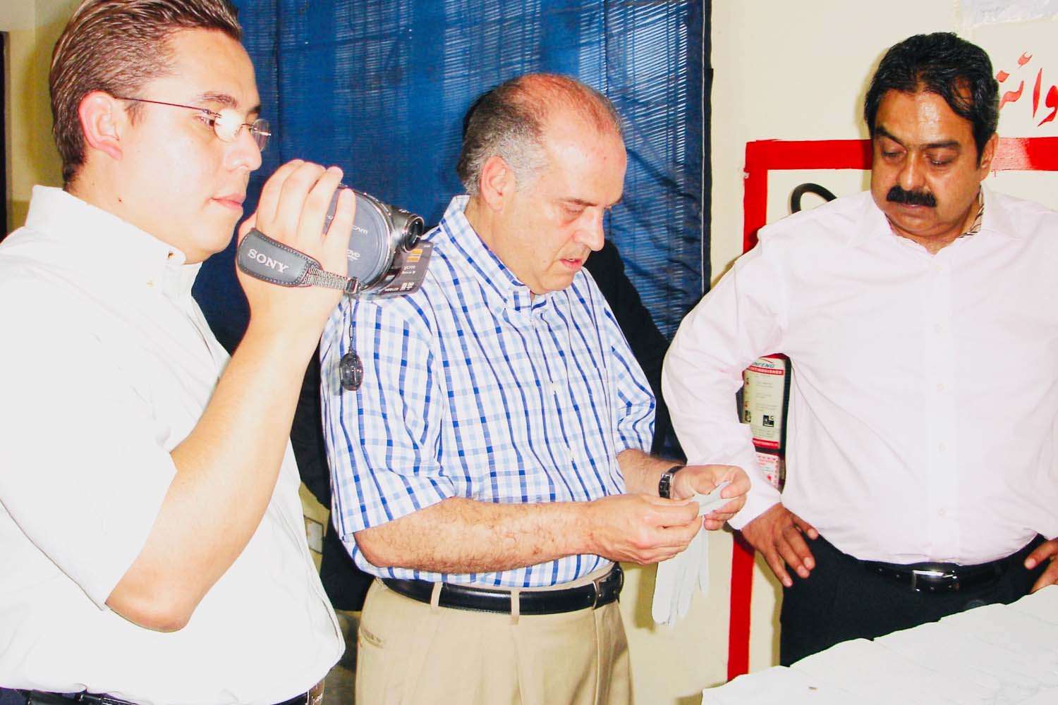 Clients from Europe on their audit visit to our premises.