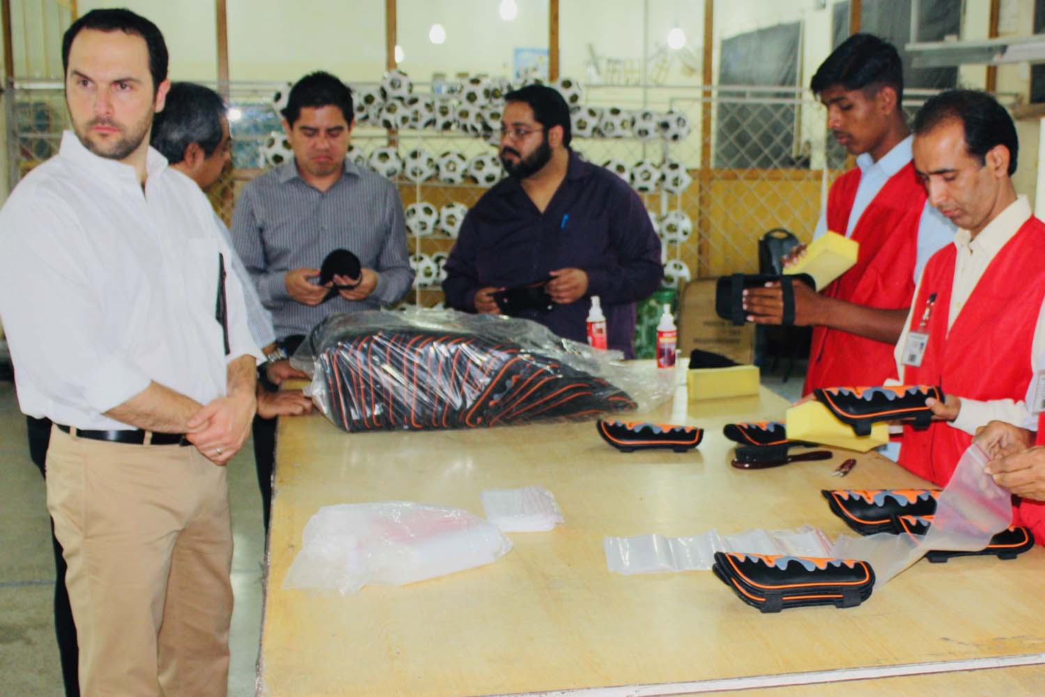 Clients from America on their visit to Madrigal on 01 April 2013.